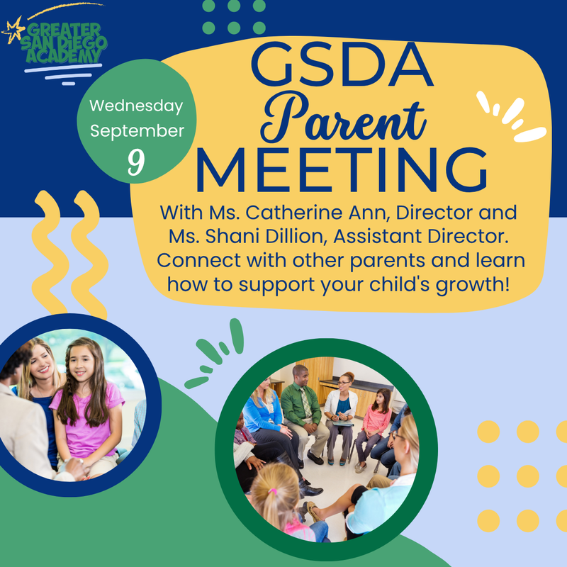 Info graphic with meeting details