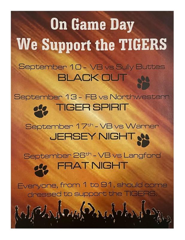 Game Days Dress Up Ipswich School District 226