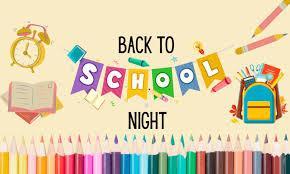 Back to school night