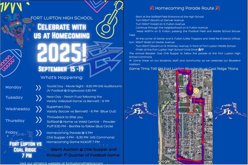 FLHS Homecoming Week Flyer