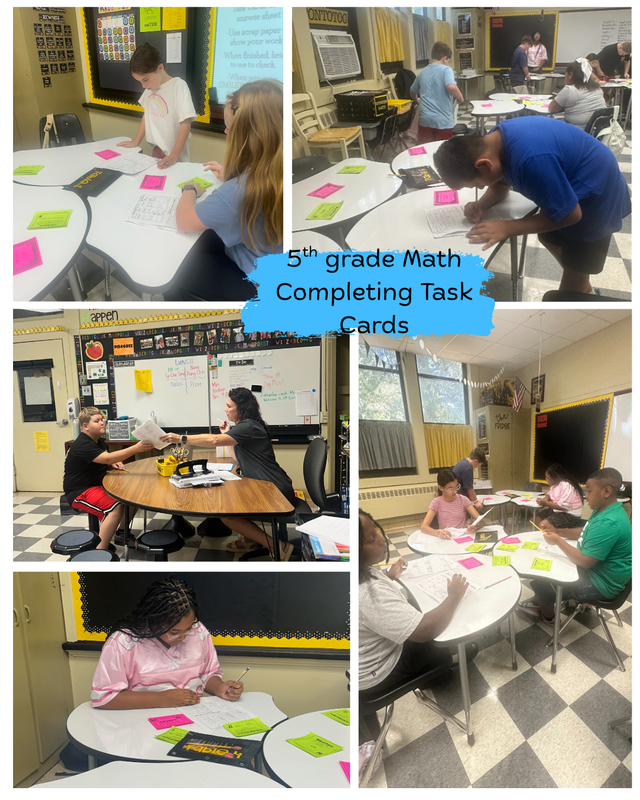 5th math task cards