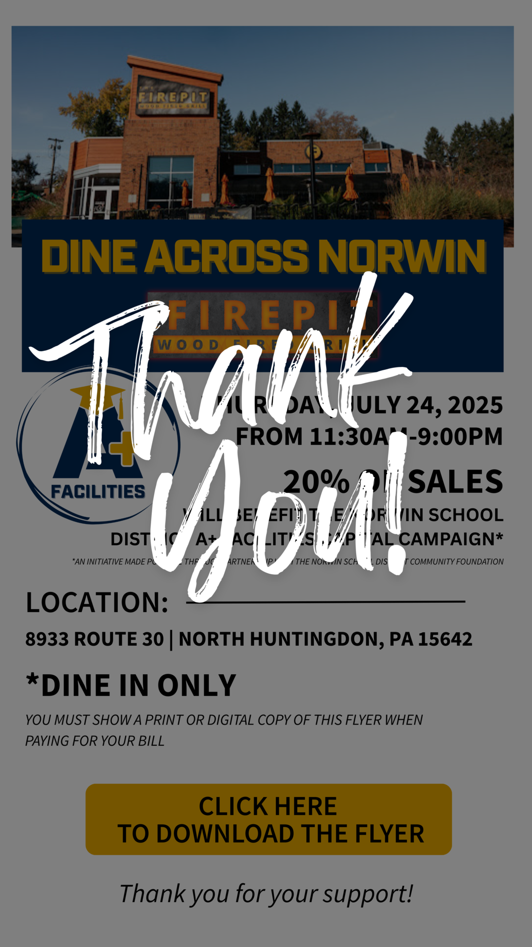 Dine Across Norwin: Firepit