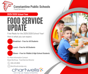 Free Meals for 25-26 Flyer