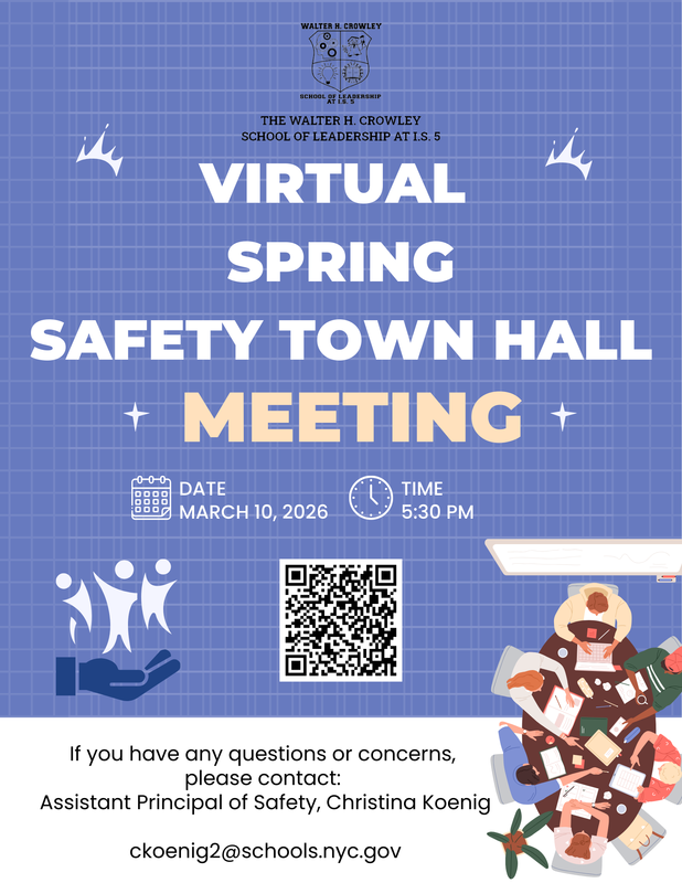 Safety town hall meeting flyer