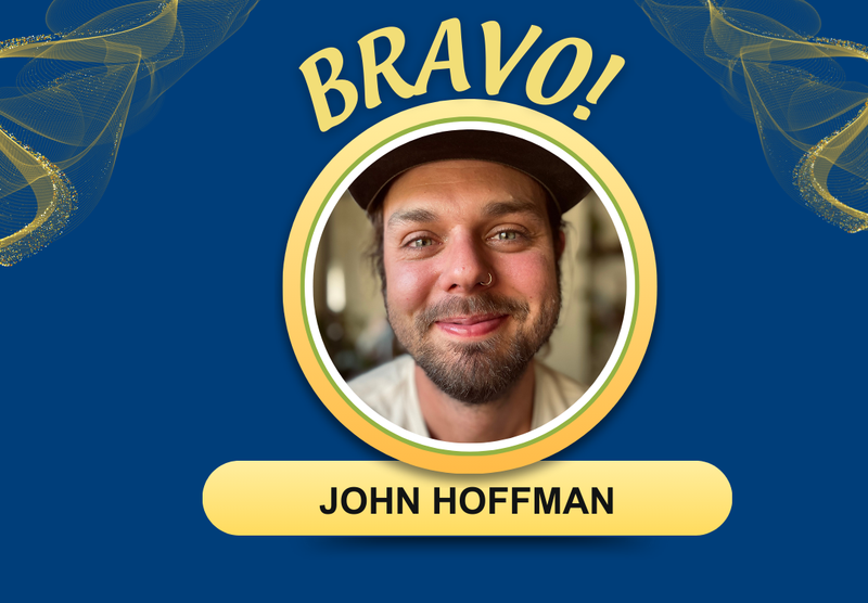 Bravo! Award winner John Hoffman