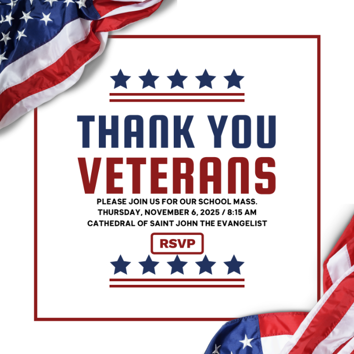 CCS Veterans- Join us for mass on Nov 6! Kindly RSVP here.