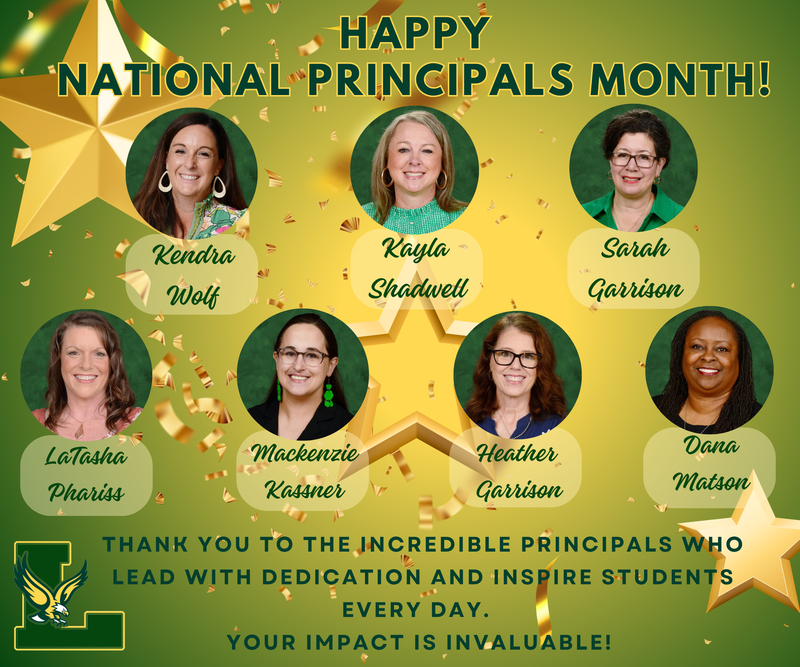 LISD National Principals Month flyer