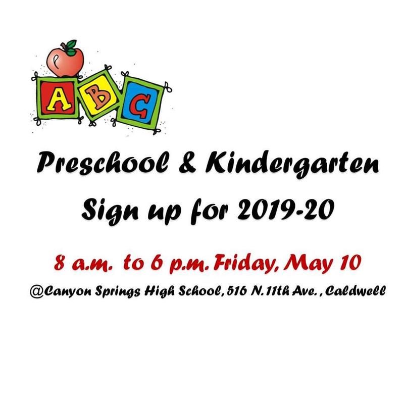 Preschool & kindergarten Registration for 2019-20 Thumbnail Image
