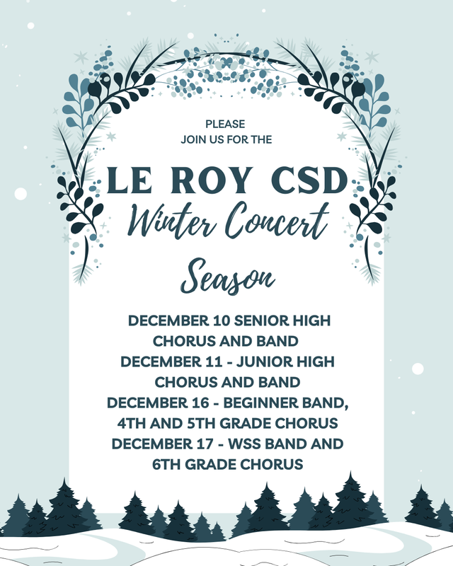 Concerts this Winter