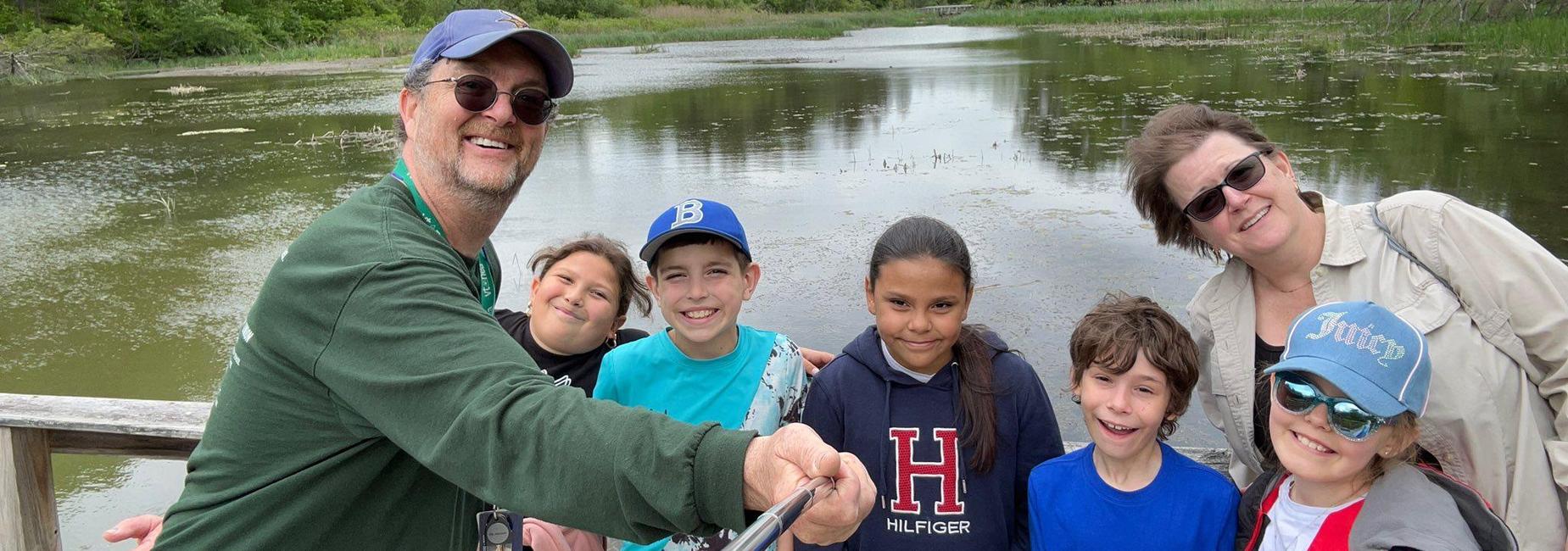 students on a field trip