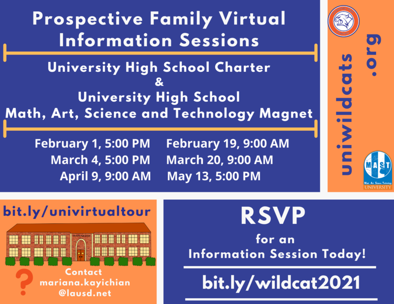 RSVP for a Virtual Information Session for Prospective Families! Thumbnail Image