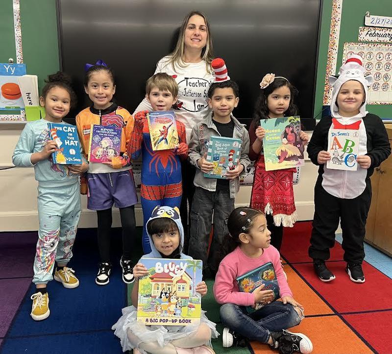 Celebrating Read Across America at the Jefferson School