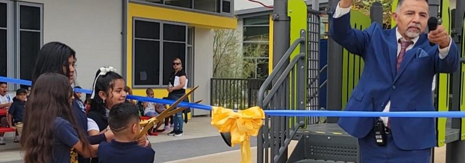 Opening of new portion of school.