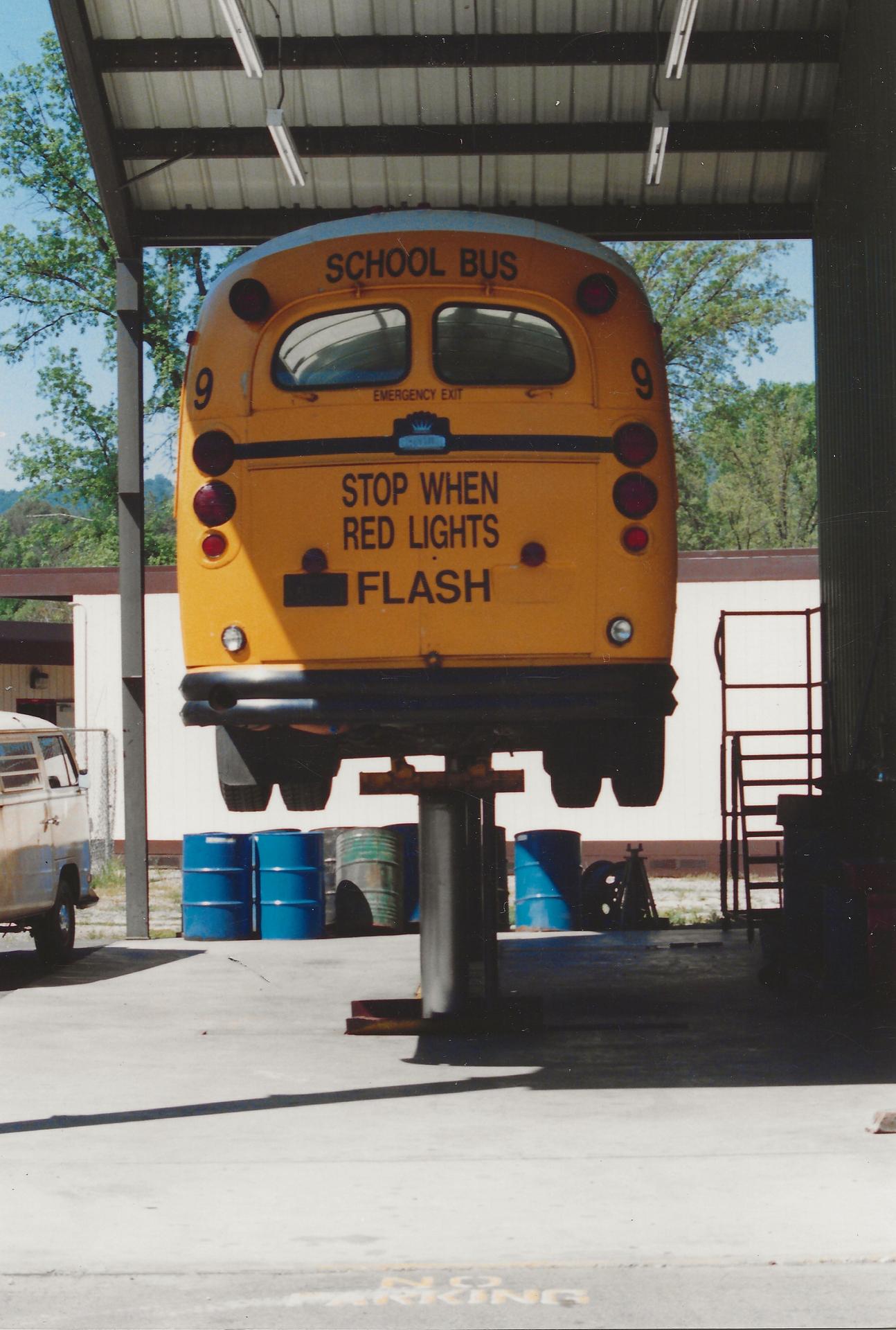 YUSD Bus #9 Lifted