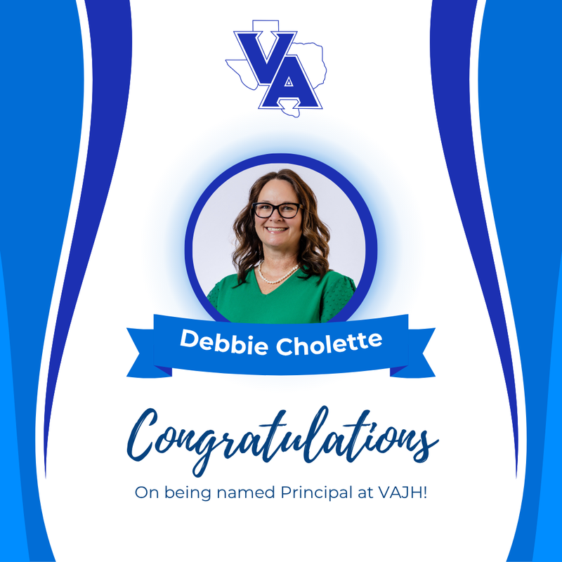 VAISD Names Debbie Cholette Principal of Van Alstyne Junior High Thumbnail Image