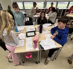 Mrs. Boresi’s class wrapped up the month by showing gratitude to their classmates