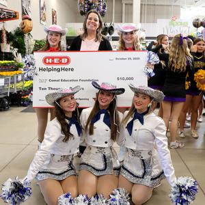 H-E-B Donation to CEF with Smithson Valley HS Dance