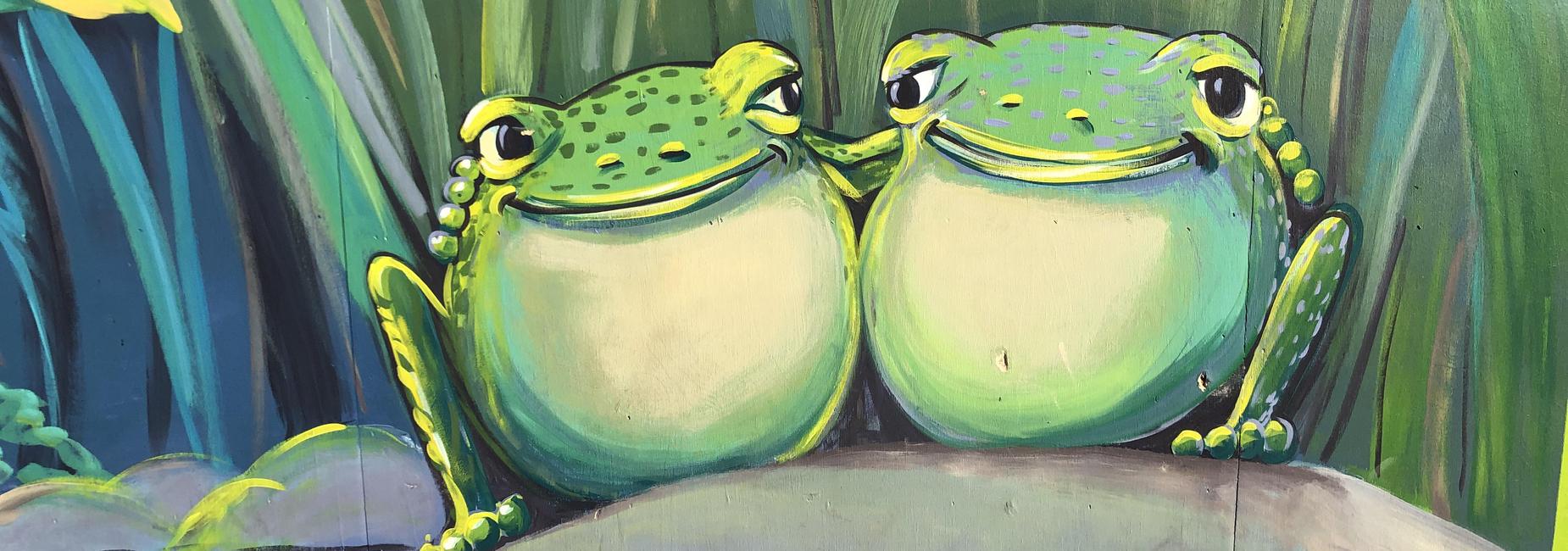 Friendly frogs
