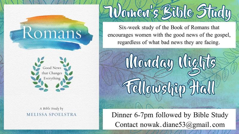 Women's Bible Study - Mondays, 6 PM