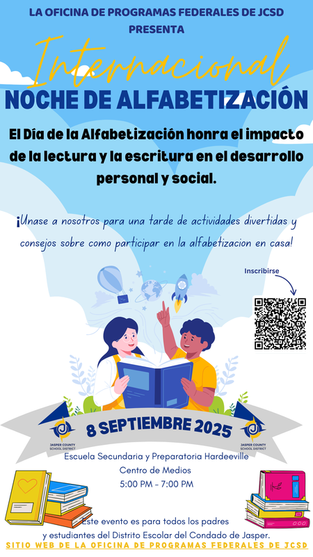 International Literacy Night Flyer - Spanish