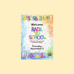 back to school