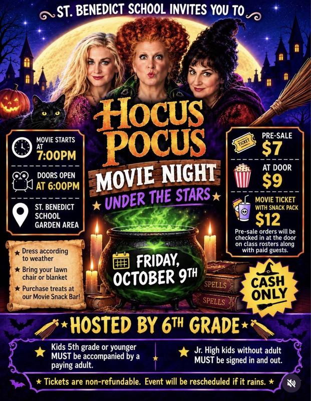 Movie Night Hosted by 6th grade