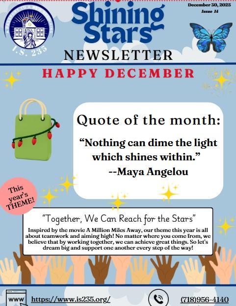 Shinning Stars News, December 2025, Issue 14