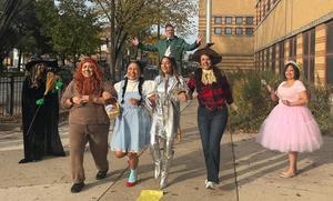 People in Wizard of Oz Costumes