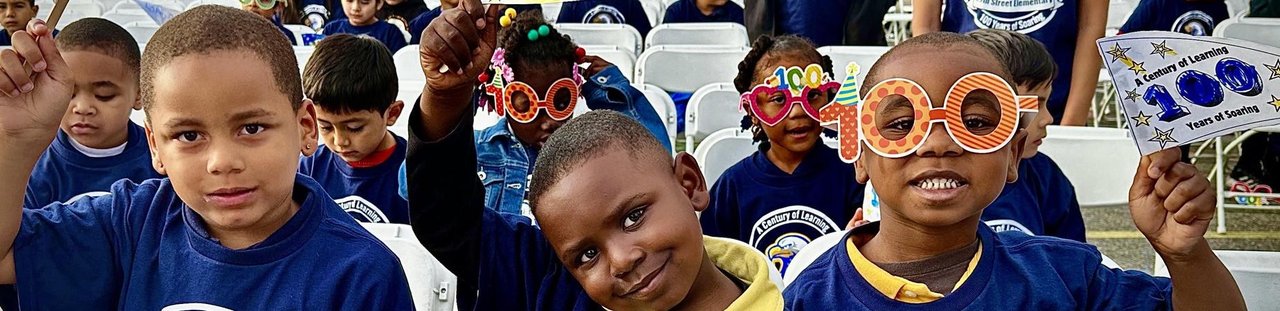 99th St Elementary students celebrating school's 100th anniversary