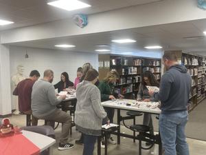 HS staff works to save Santa