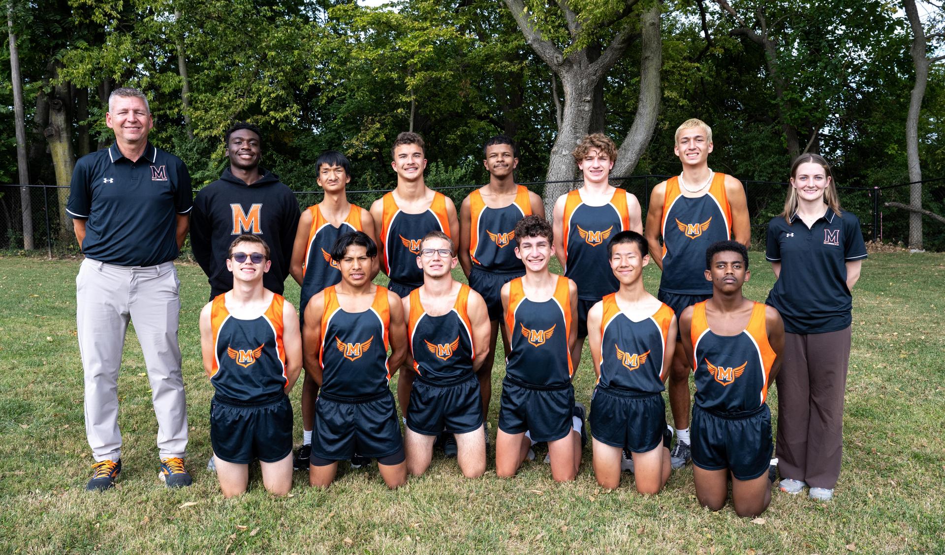 2025 Varsity Boys Cross Country Team Picture