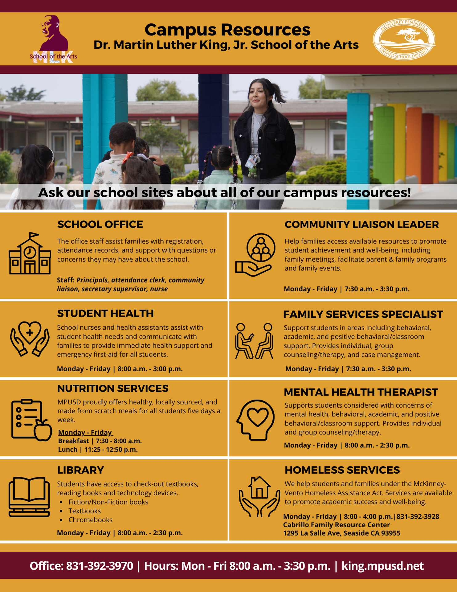 Campus Resources at MLK