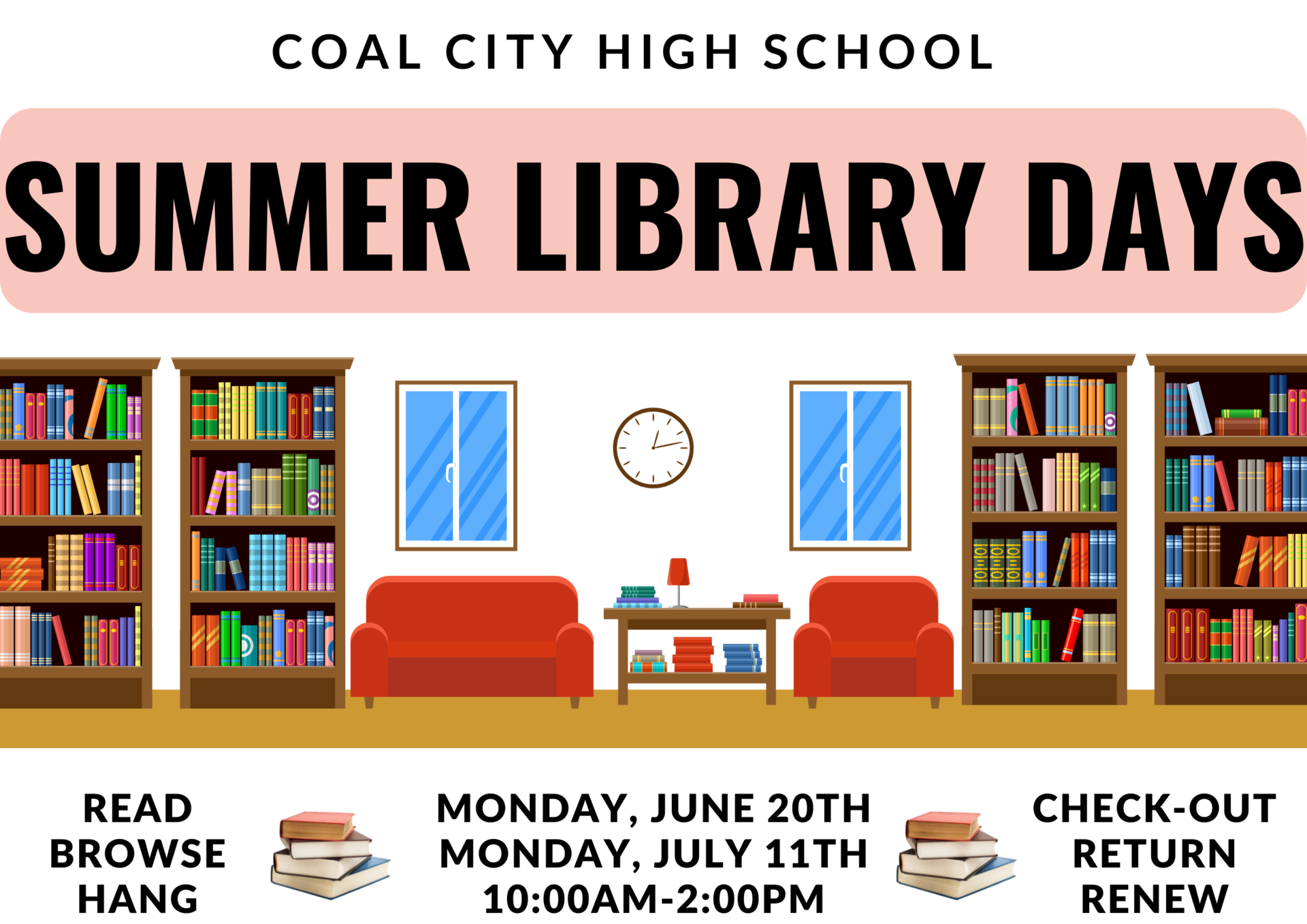 Summer Library Hours