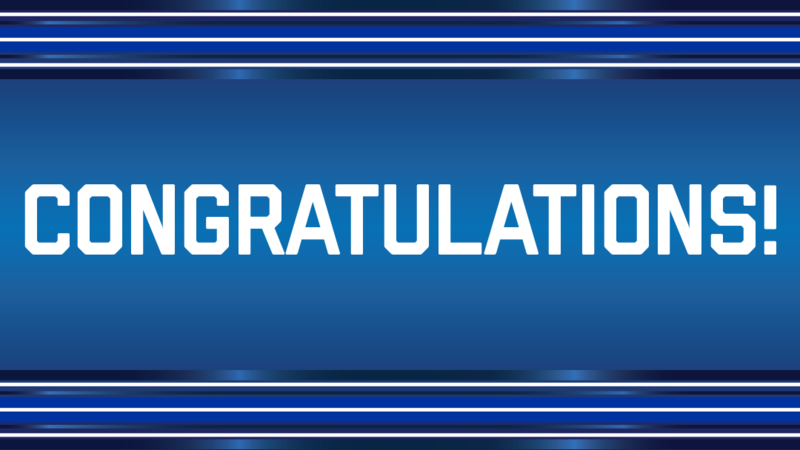 Congratulations
