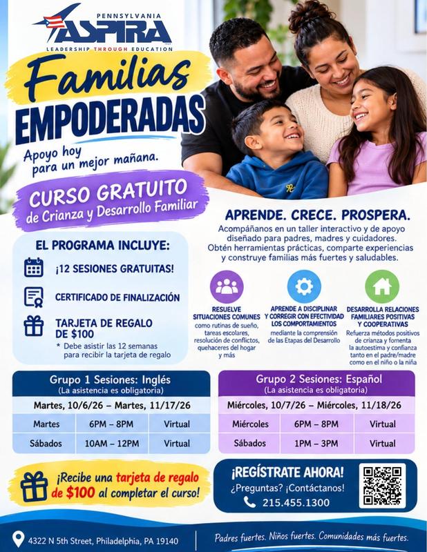 Parenting Course Flyer Spanish