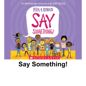 Say something