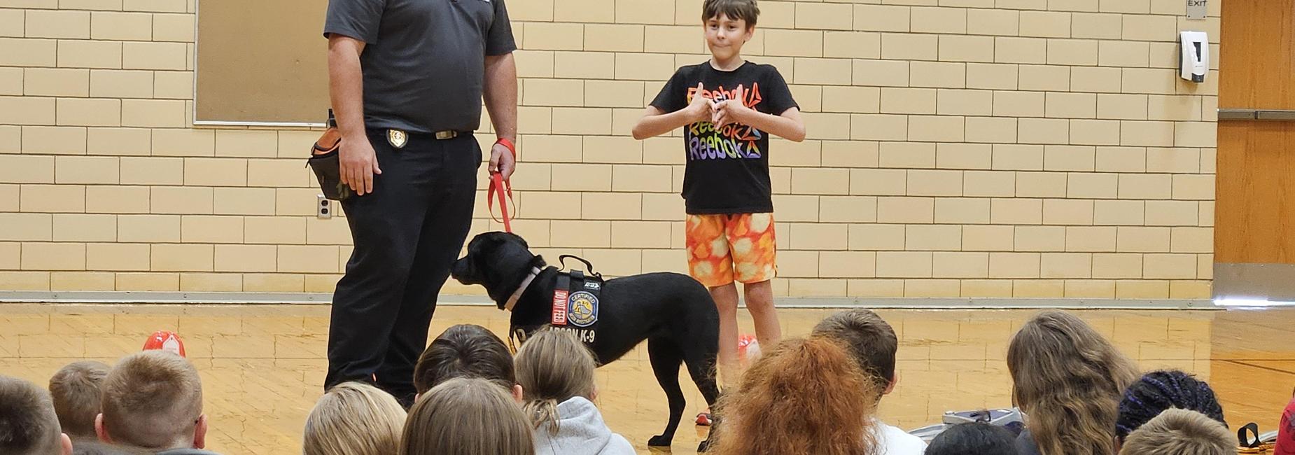 Fire Safety Week at Logan Elementary
