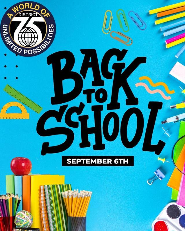 Back to school flyer