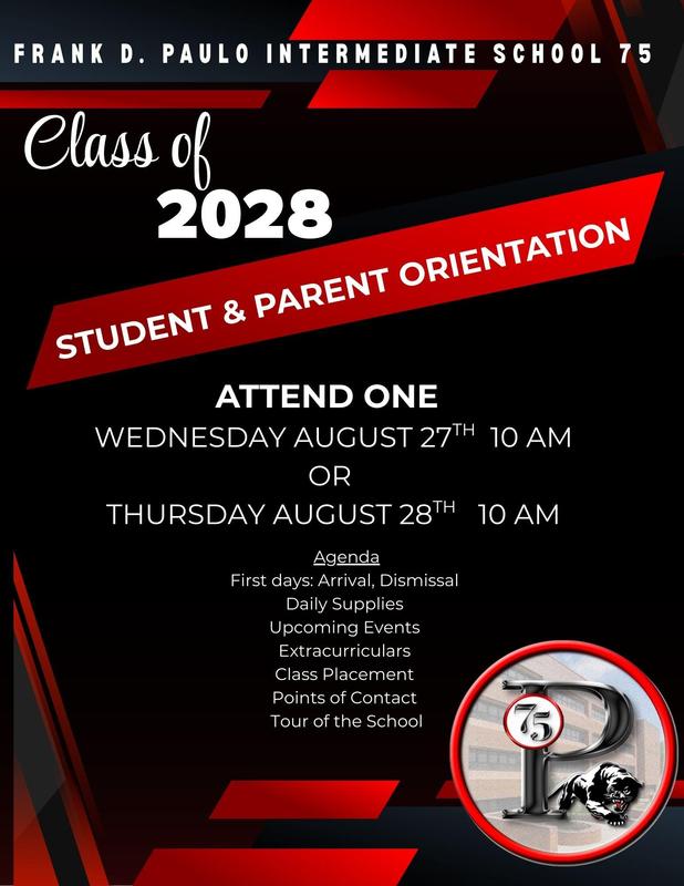 Class of 2028 Orientation