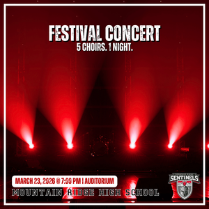 VOICES OF THE RIDGE: FESTIVAL CONCERT TONIGHT!