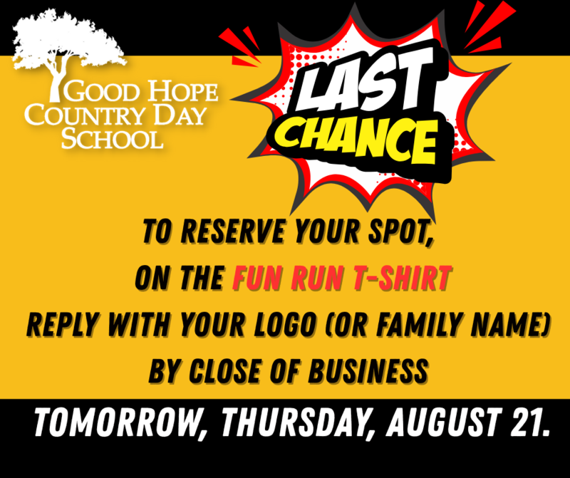 Fun Run Last Chance GHCDS