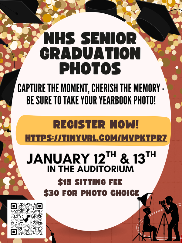 Senior Photos Flyer-English