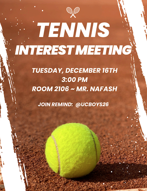 Girls Tennis Interest Meeting
