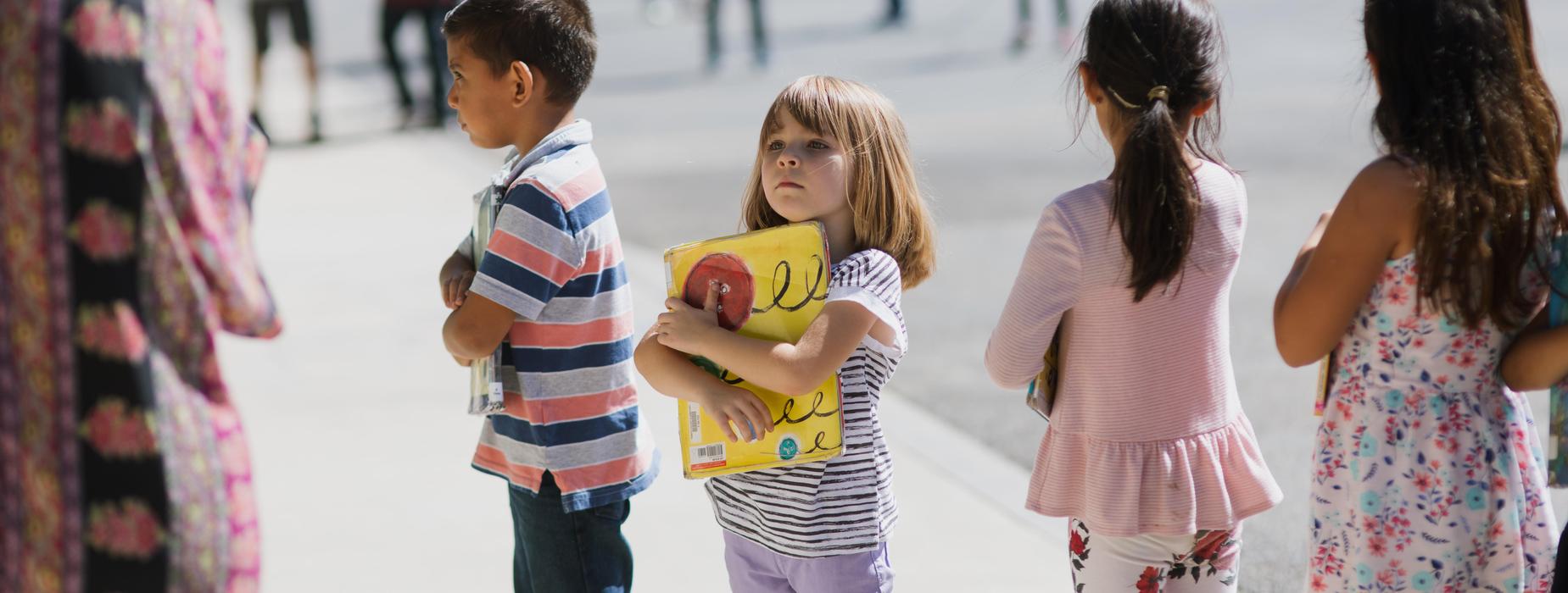 Students in Line