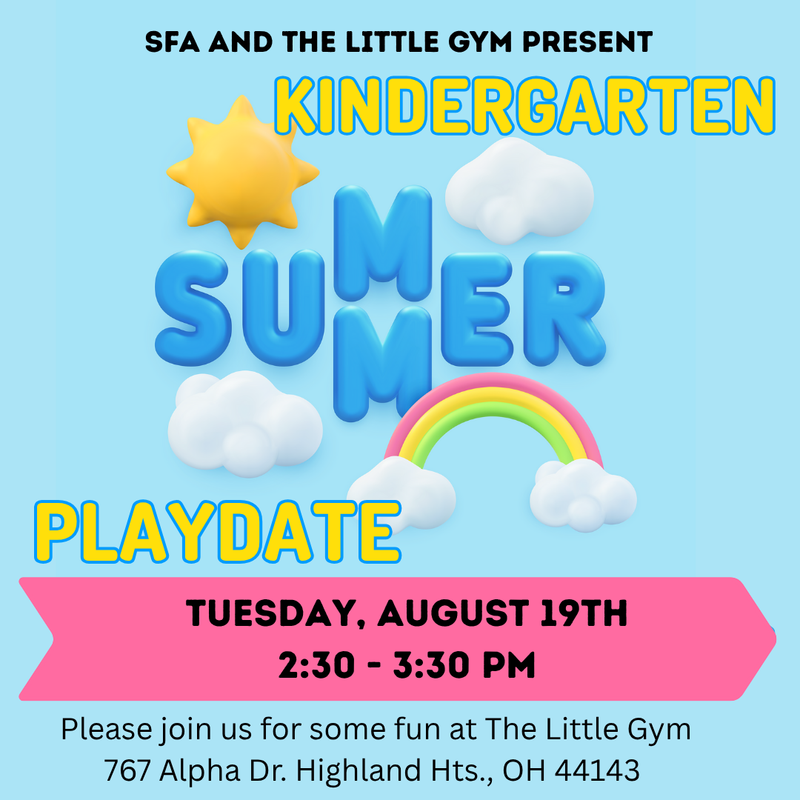 Kindergarten Summer Play date