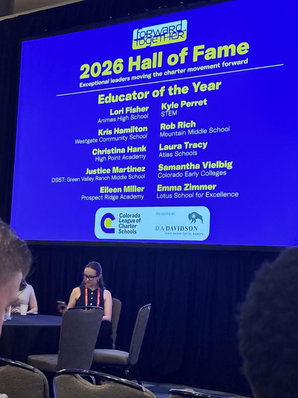 Ms. Hamilton Primary Teacher of the Year