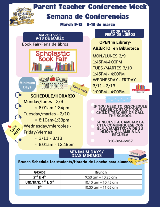 Parent Conf Spring