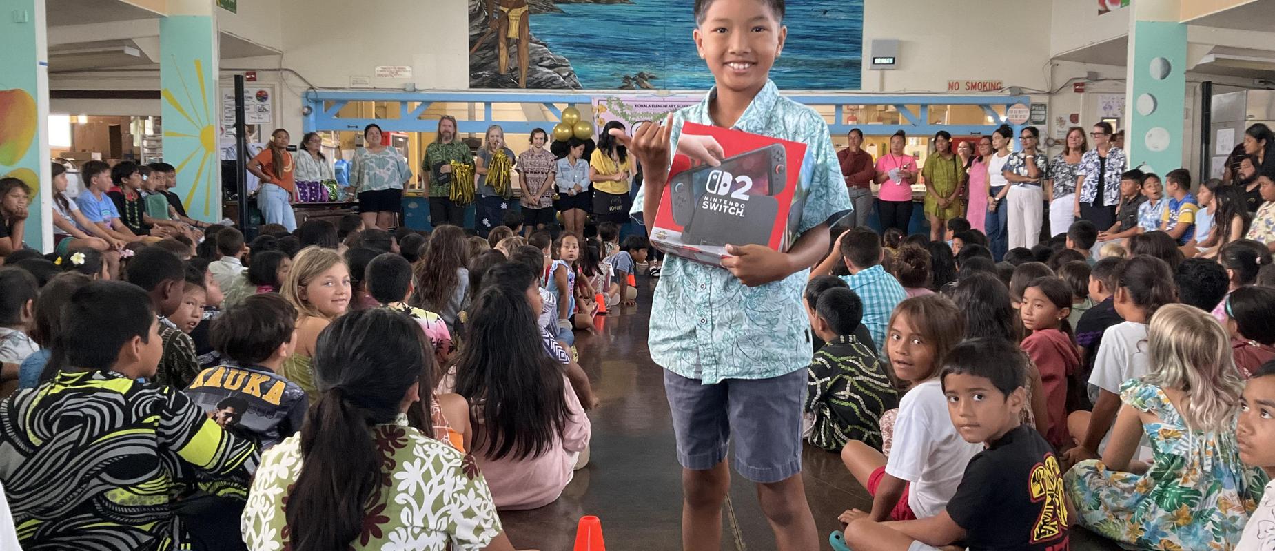 Perfect Attendance winner with Nintendo Switch 2