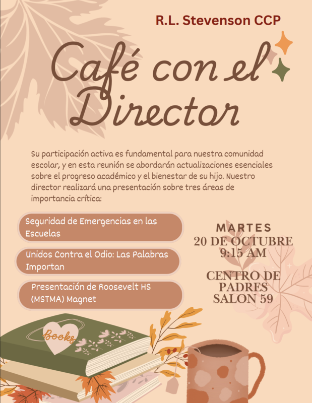 Café con el director