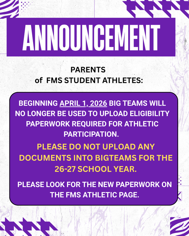 Athletic Forms Announcement Featured Photo